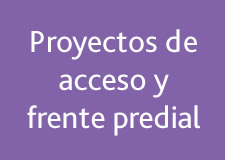 Acceso y frente predial